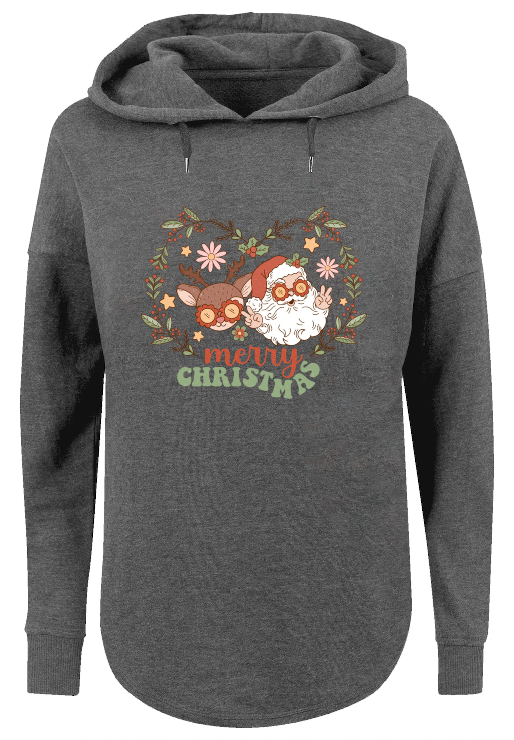 F4NT4STIC Kapuzenpullover Weihnachten Hippie Santa And Reindeer Premium Qua günstig online kaufen