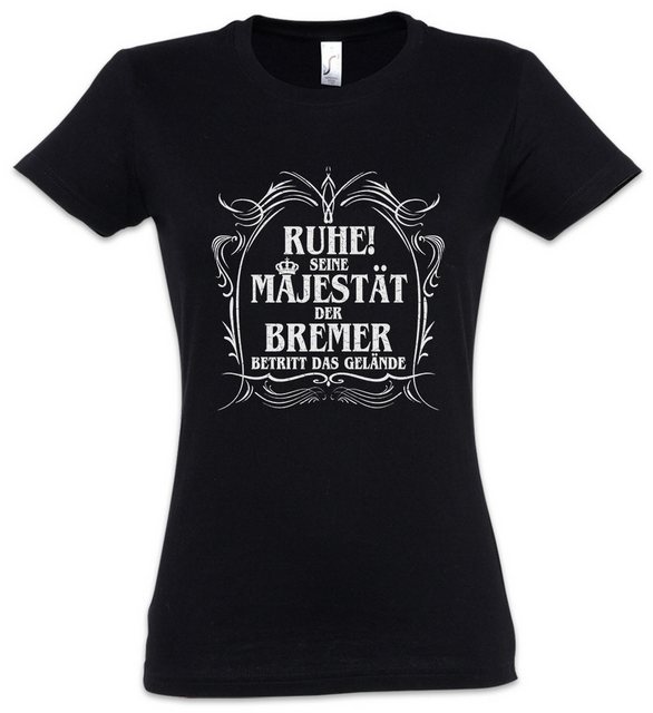 Urban Backwoods Print-Shirt Seine Majestät Der Bremer Damen T-Shirt Bremerh günstig online kaufen