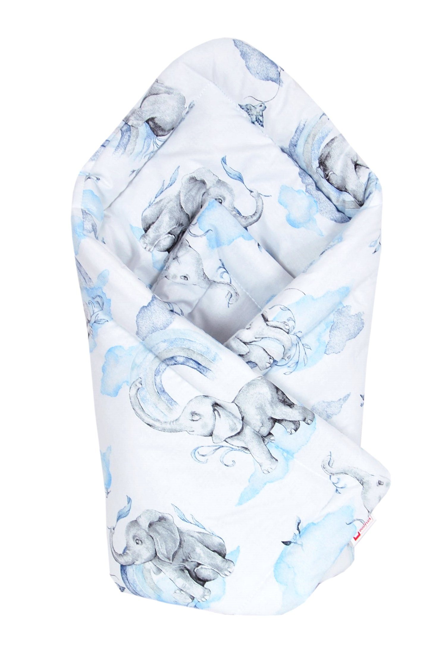 Babydecke BABYLUX Einschlagdecke BABYHÖRNCHEN 75x75cm Neugeborene, günstig online kaufen
