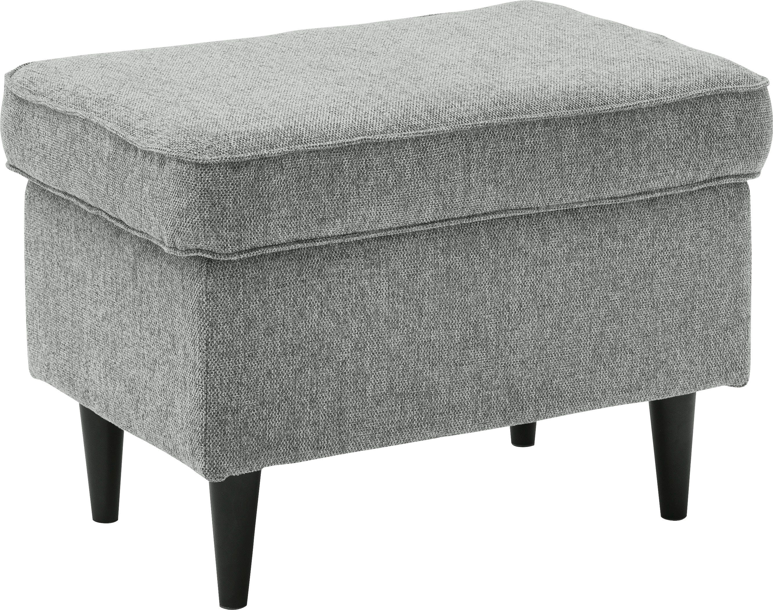ED EXCITING DESIGN Hocker "Oskar", mit Massivholzfüßen günstig online kaufen