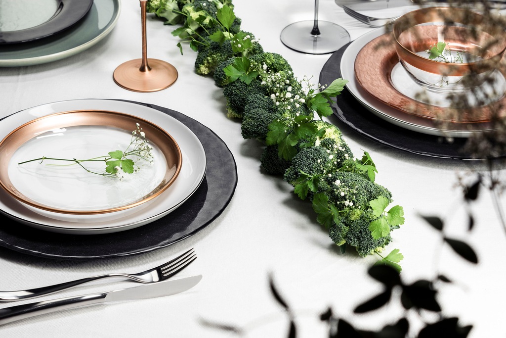 Eisch Germany Salatschüssel »KAYA COPPER«, 1 tlg., aus Kristallglas, in Han günstig online kaufen