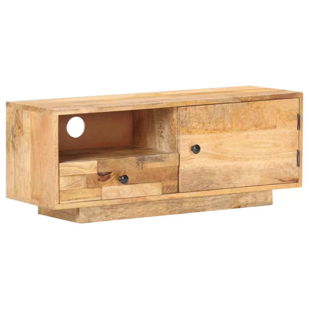 Tv-schrank 90x30x35 Cm Mango Massivholz günstig online kaufen