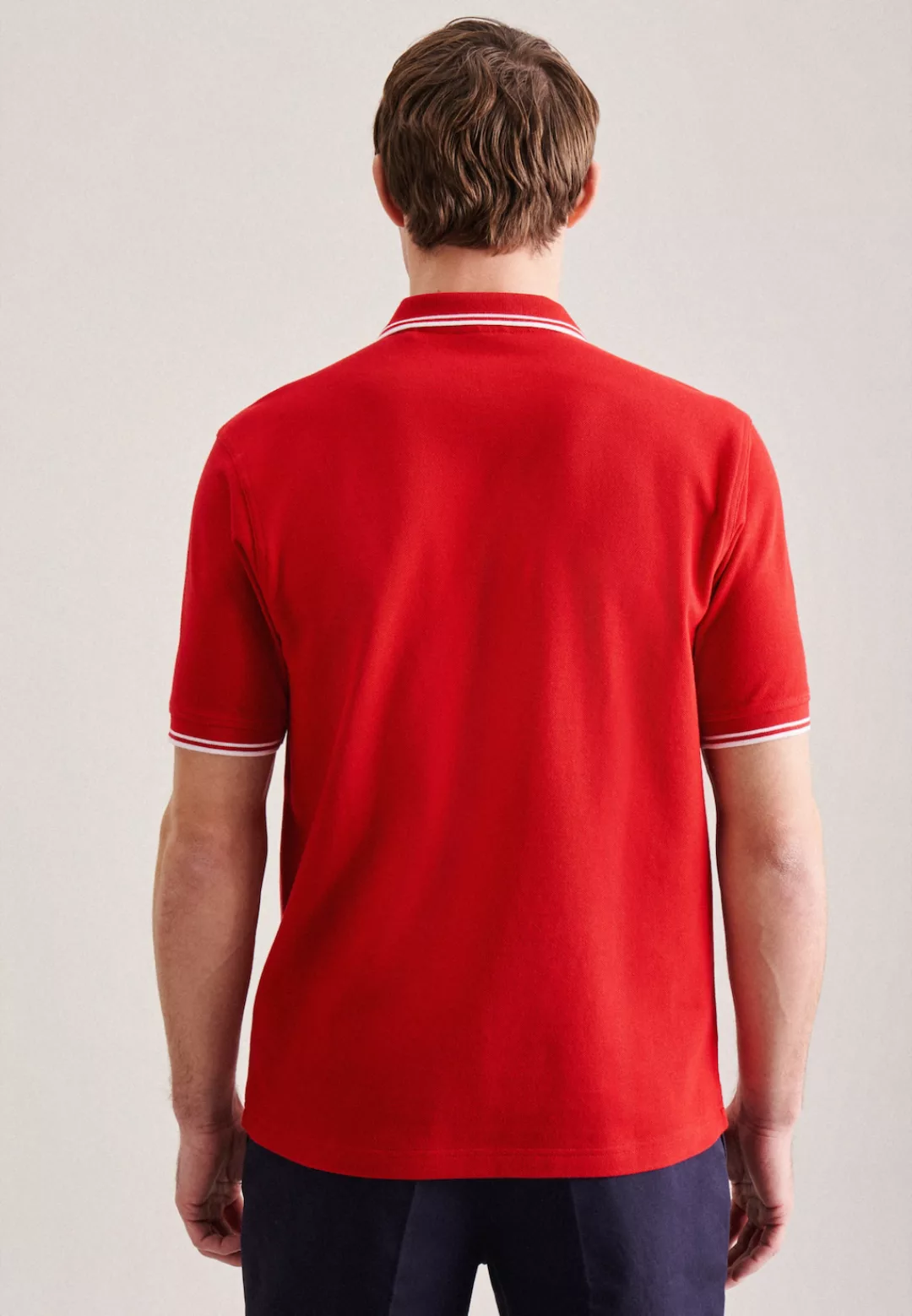 seidensticker Poloshirt "Regular", Kurzarm Kragen Uni günstig online kaufen