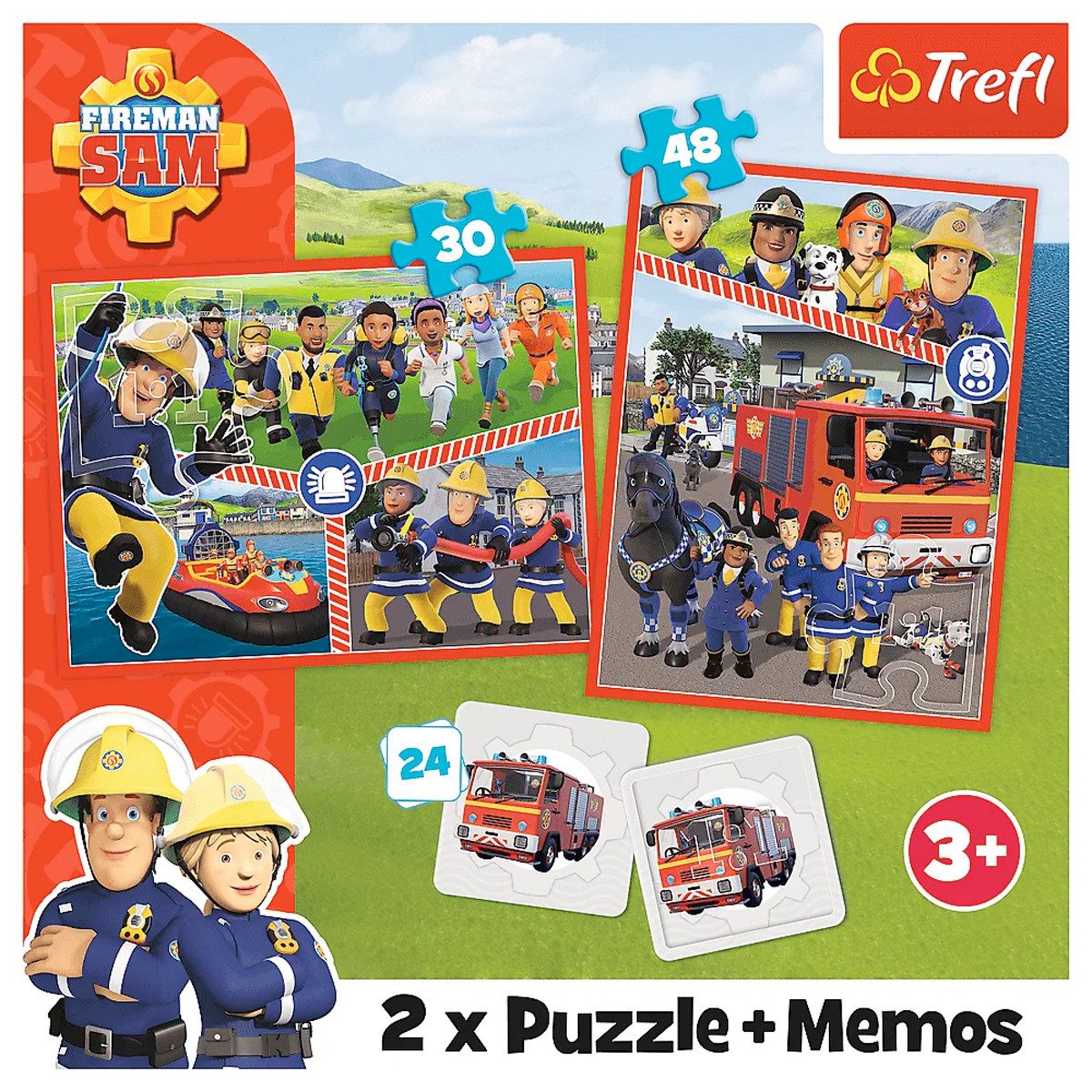 Feuerwehrmann Sam Puzzle Set für Kinder günstig online kaufen