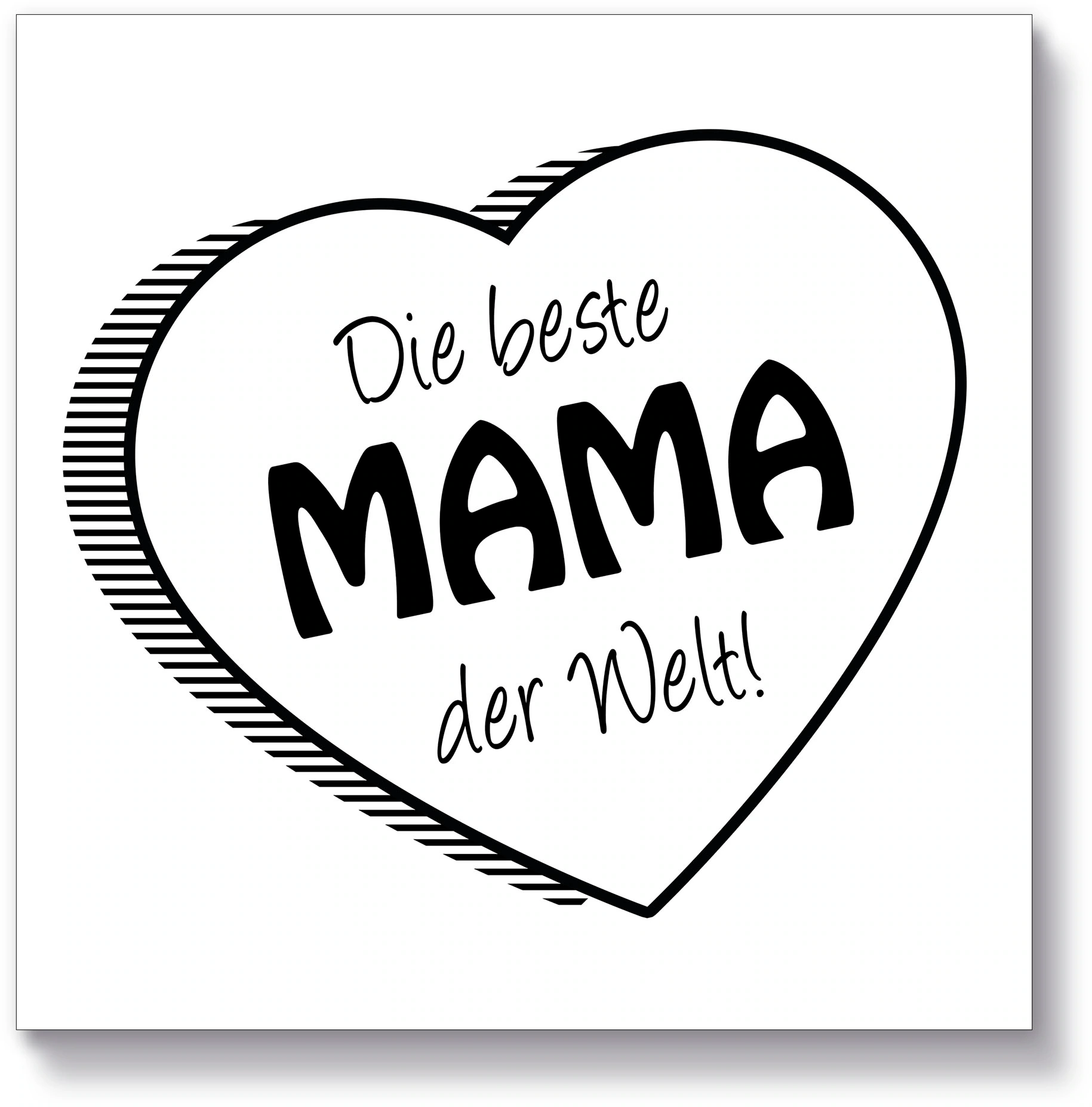 Artland Holzbild "Die beste Mama der Welt", Sprüche & Texte, (1 St.) günstig online kaufen