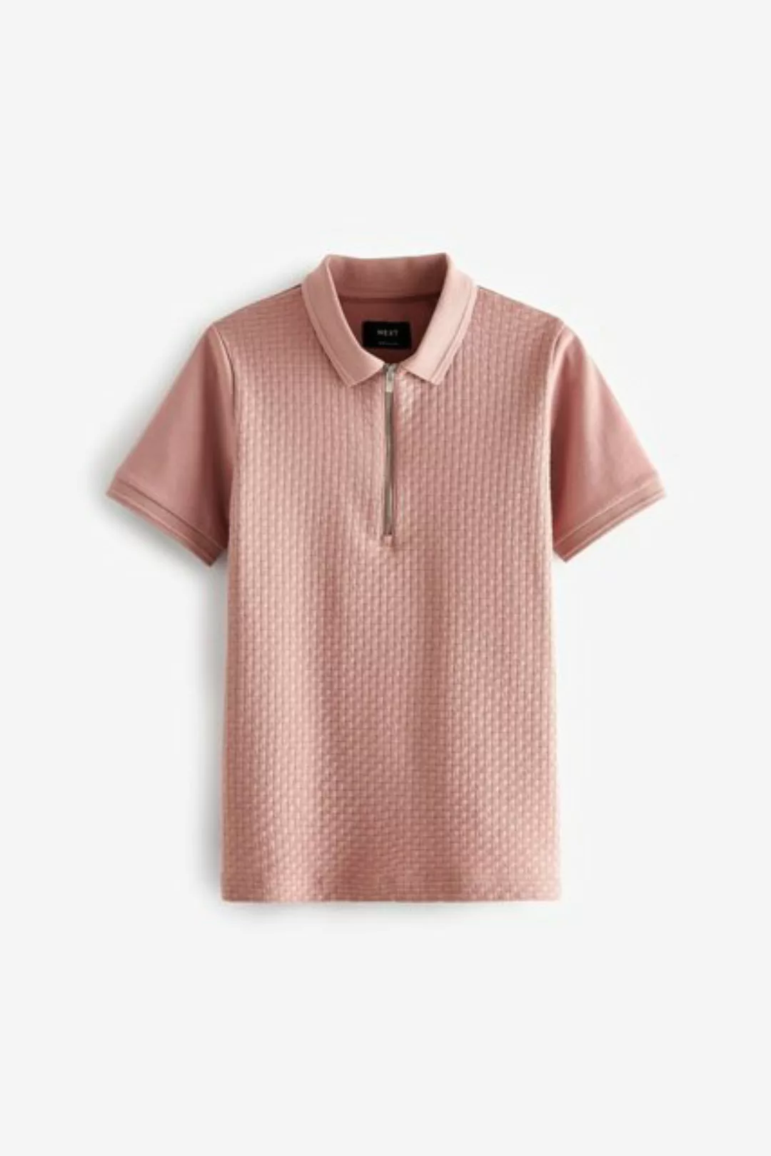 Next Poloshirt Kurzärmeliges Poloshirt mit Reißverschluss (1-tlg) günstig online kaufen