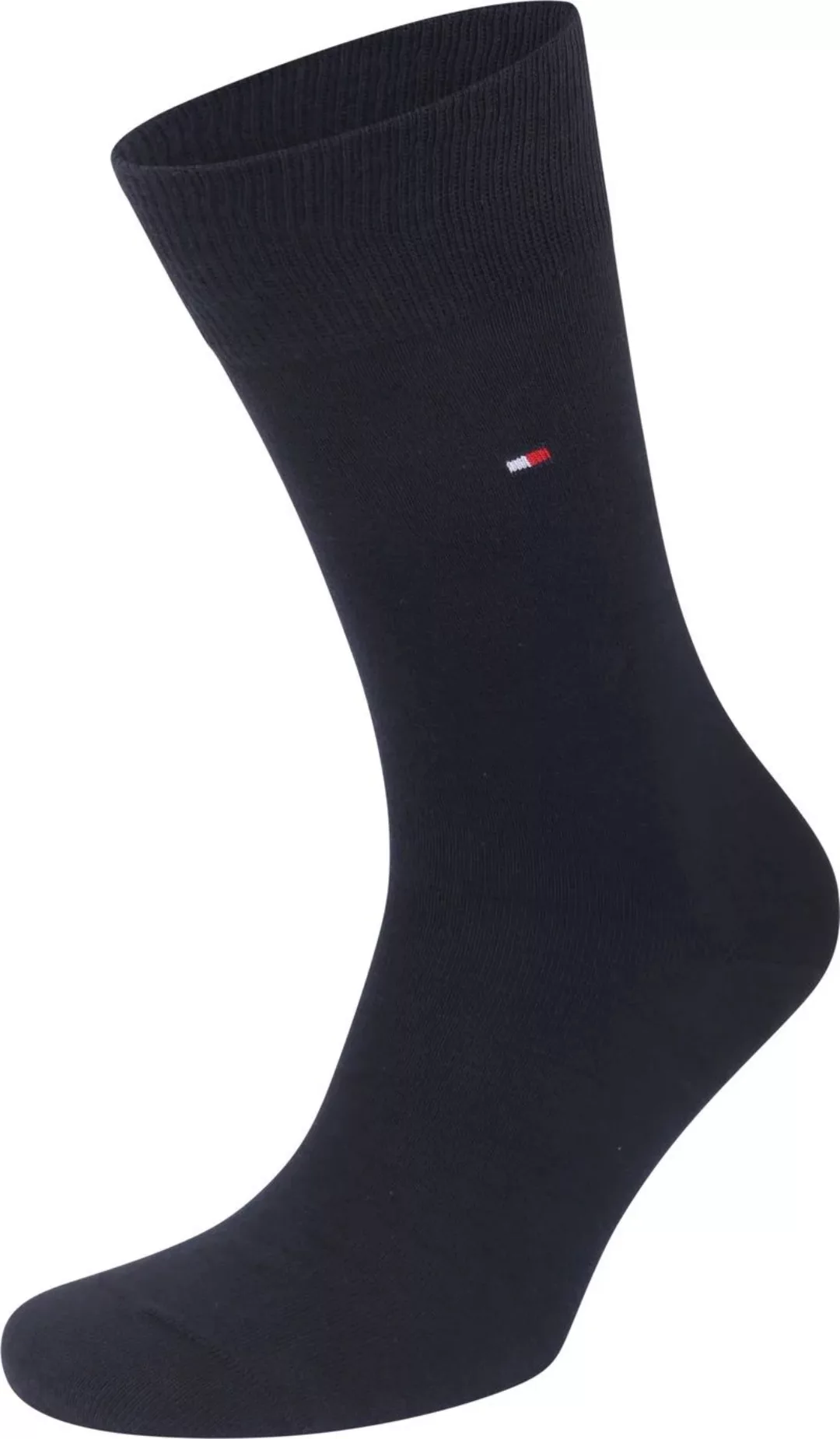 Tommy Hilfiger Socken 2 Paare Dunkelblau Streife - Größe 43-46 günstig online kaufen