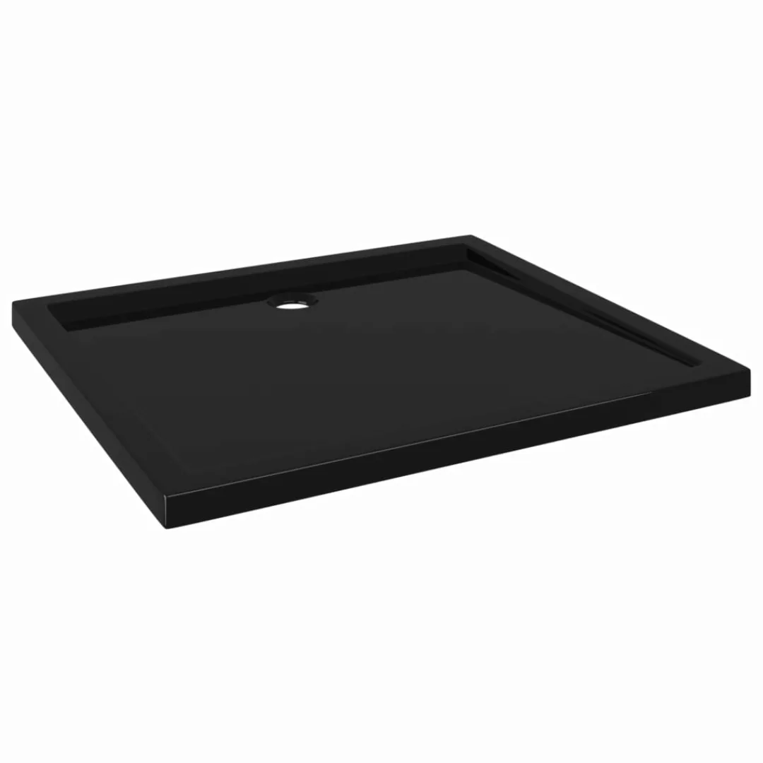 Duschtasse Abs Rechteckig Schwarz 80x90 Cm günstig online kaufen