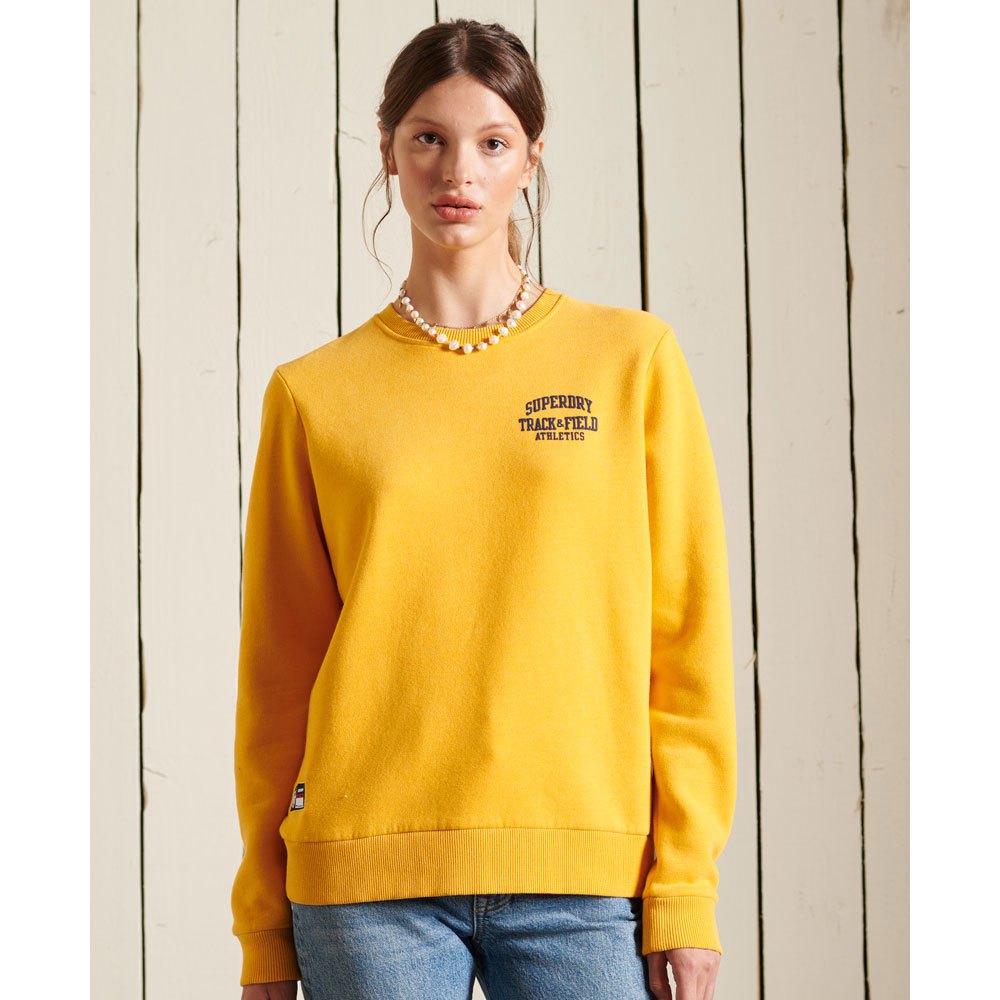 Superdry Track & Field Crew Sweatshirt XS Tumeric Marl günstig online kaufen