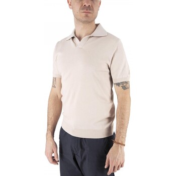 Devid Label  T-Shirts & Poloshirts Beiges Strickpolo von Alassio günstig online kaufen