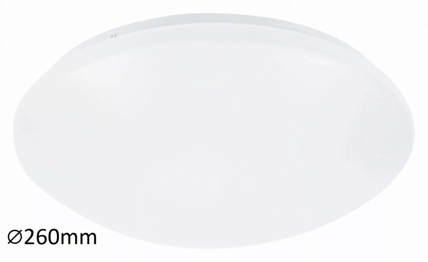 LED Deckenleuchte weiß Ø 26 cm Lucas günstig online kaufen
