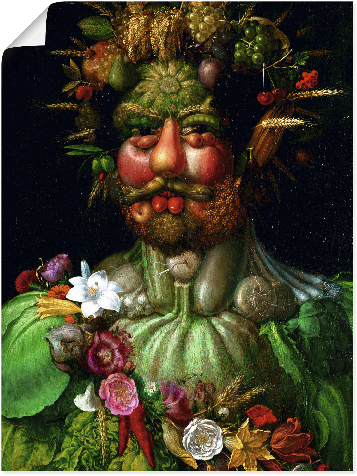 Artland Wandbild "Vertumnus (Kaiser Rudolf II.). 1590", Porträts, (1 St.), günstig online kaufen