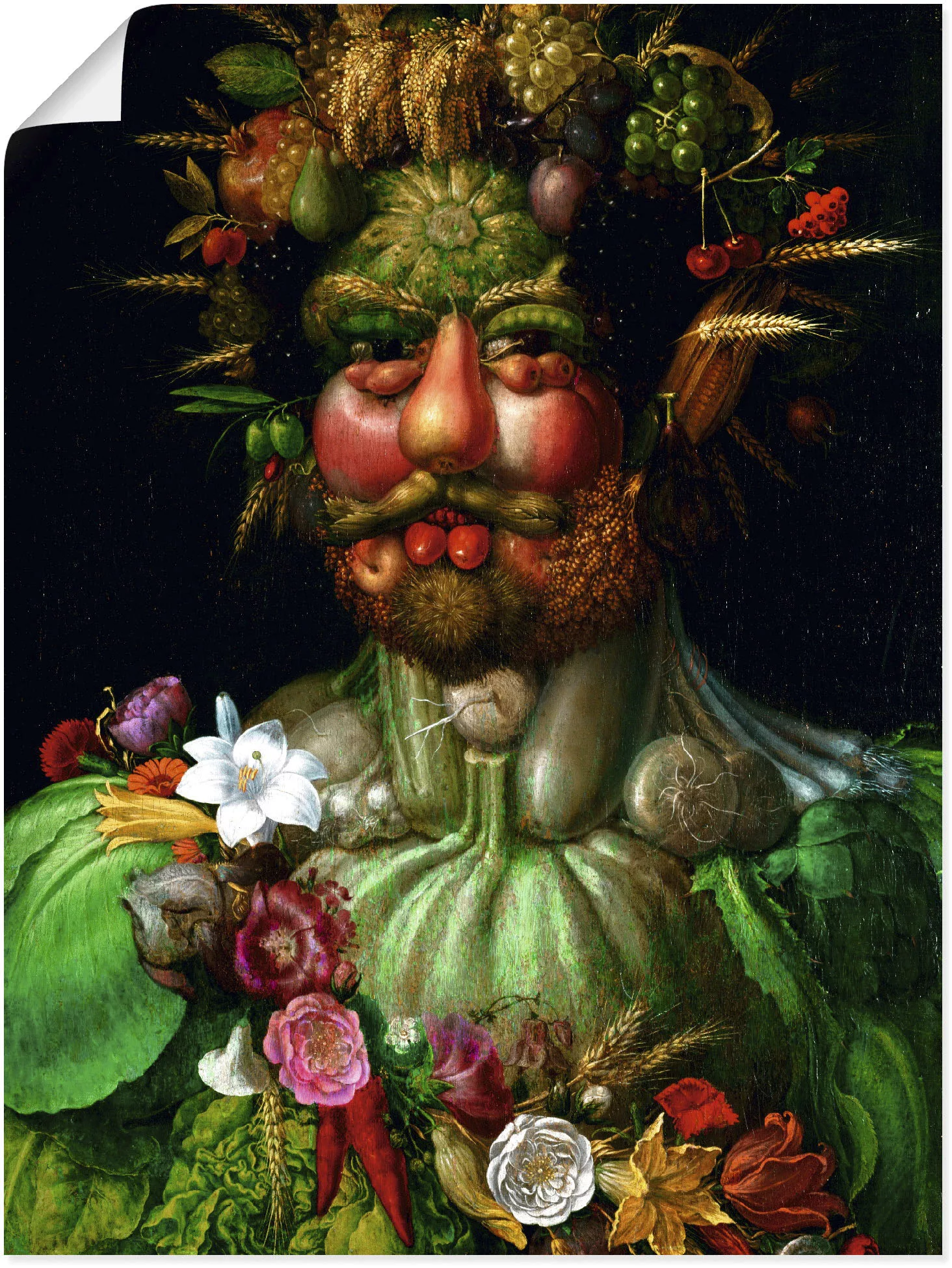 Artland Wandbild »Vertumnus (Kaiser Rudolf II.). 1590«, Porträts, (1 St.), günstig online kaufen