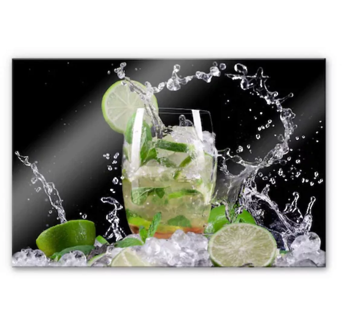 Wall-Art Küchenrückwand "Spritzschutz Splashing Mojito", (1 tlg.), Herd Was günstig online kaufen