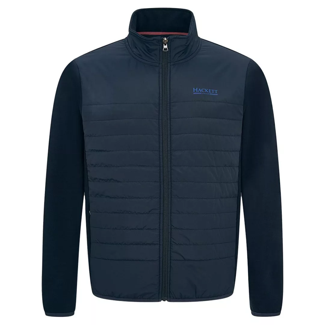 Hackett Quilt Front Sweatshirt Mit Reißverschluss XL Navy / Blue günstig online kaufen
