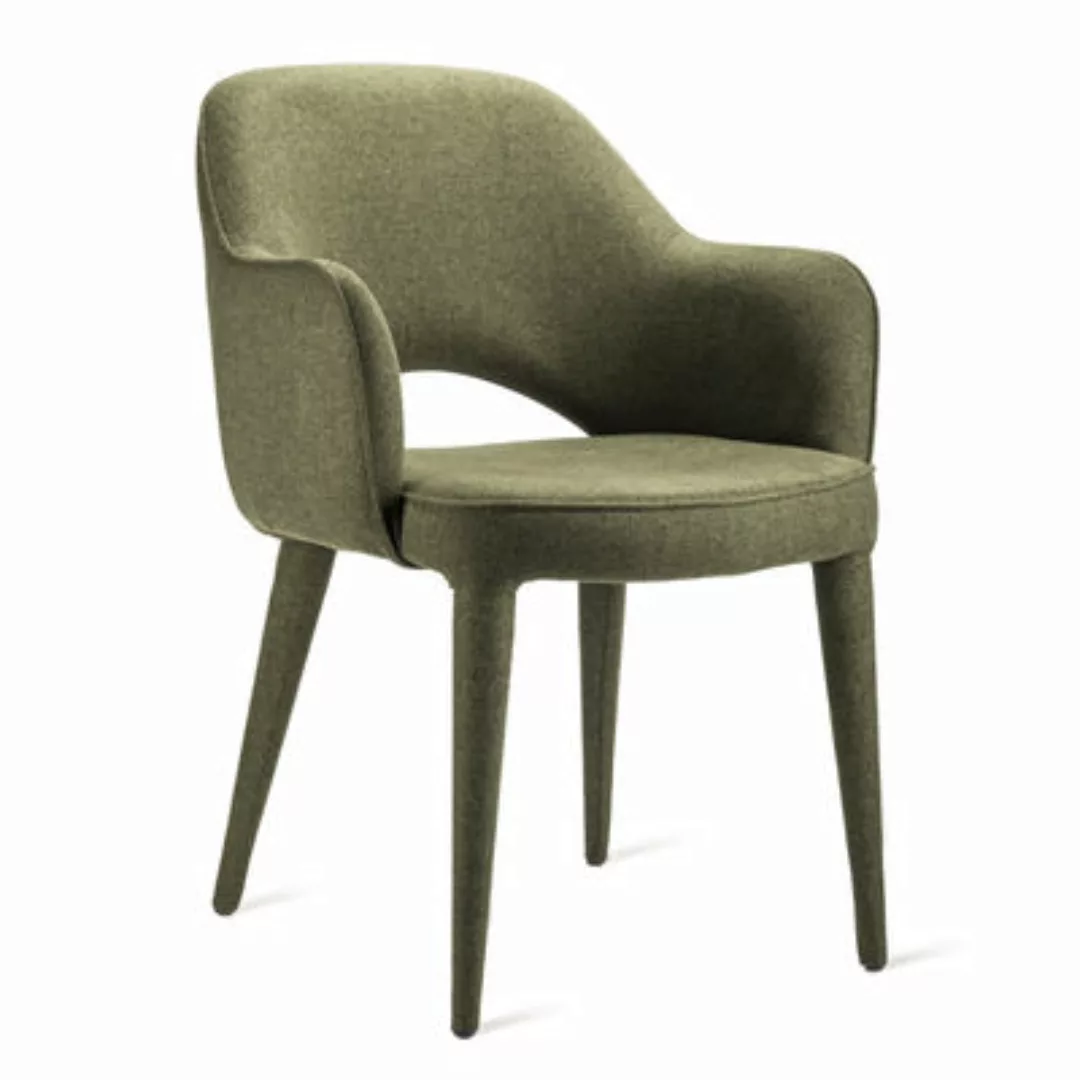 Gepolsterter Sessel Cosy textil grün / Stoff - Pols Potten - Grün günstig online kaufen