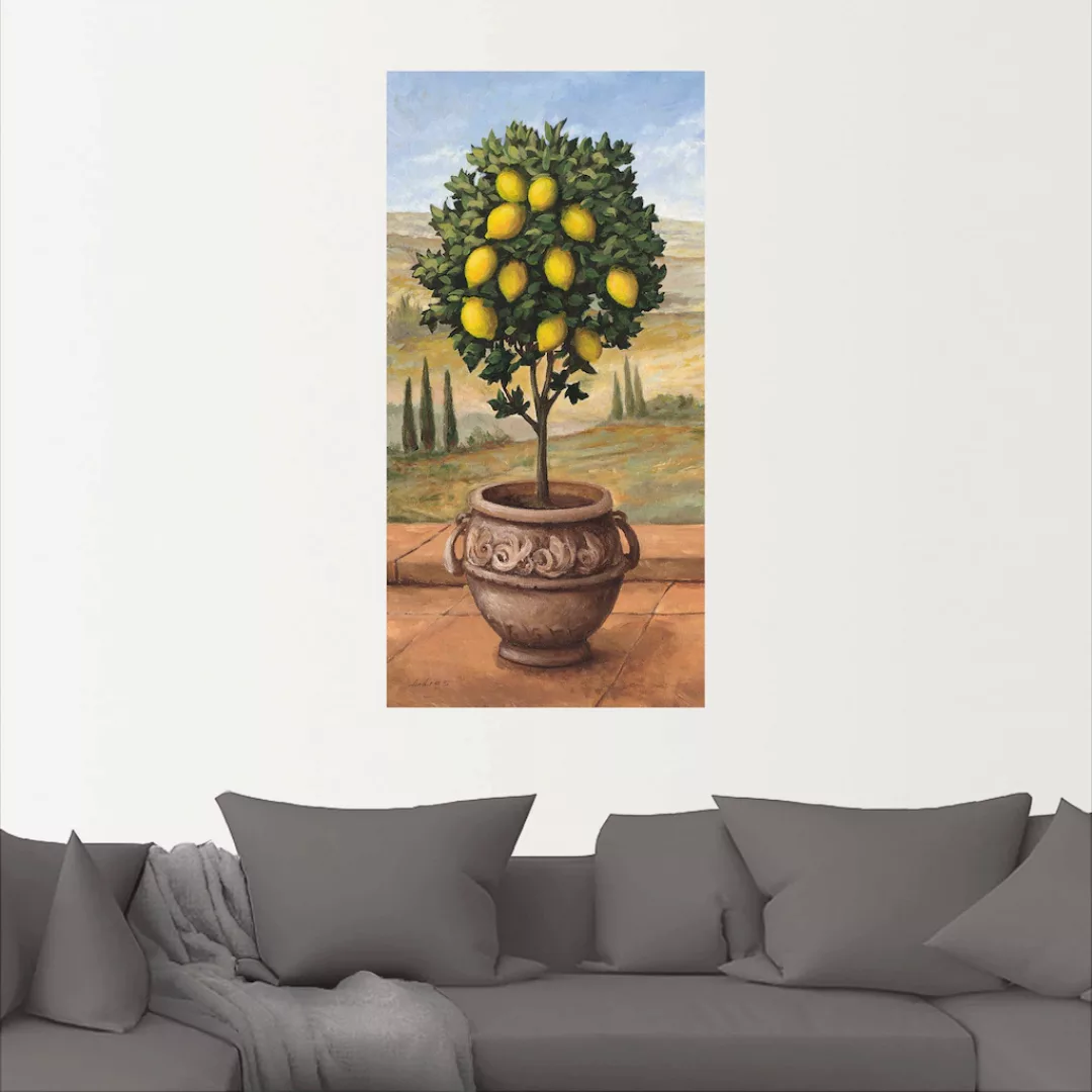 Artland Wandbild "Zitronenbaum", Bäume, (1 St.), als Leinwandbild, Wandaufk günstig online kaufen