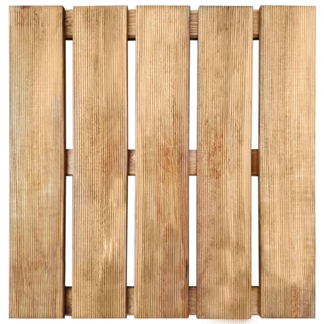 Terrassenfliesen 12 Stk. 50×50 Cm Braun Holz günstig online kaufen