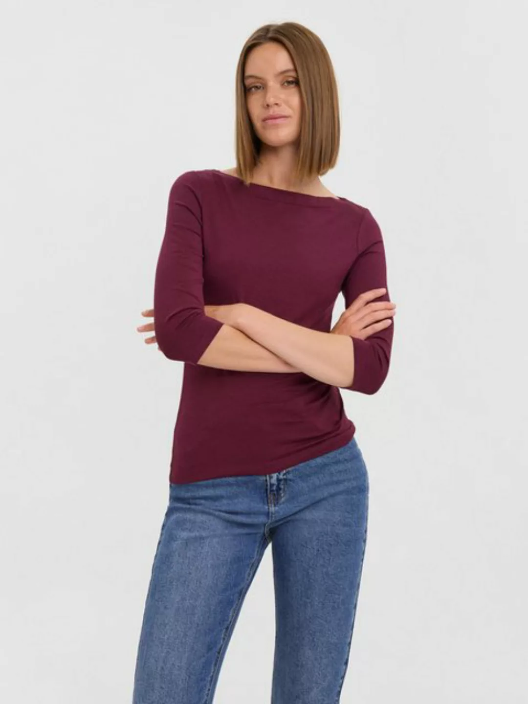 Vero Moda Damen Langarmhirt VMPANDA - Regular Fit günstig online kaufen