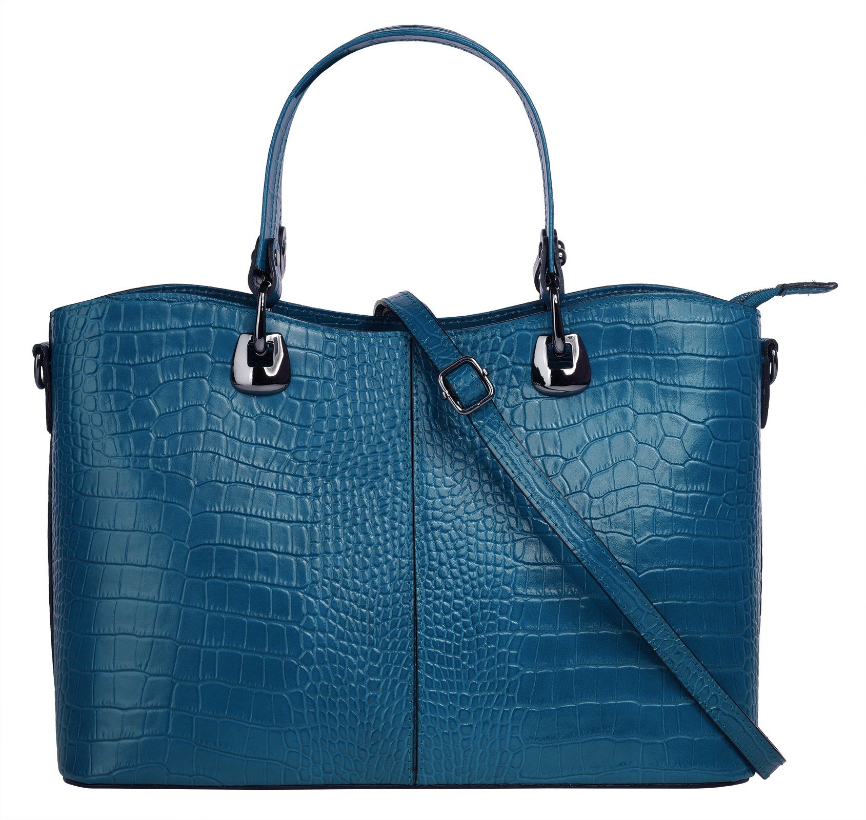Cluty Henkeltasche, echt Leder, Made in Italy günstig online kaufen