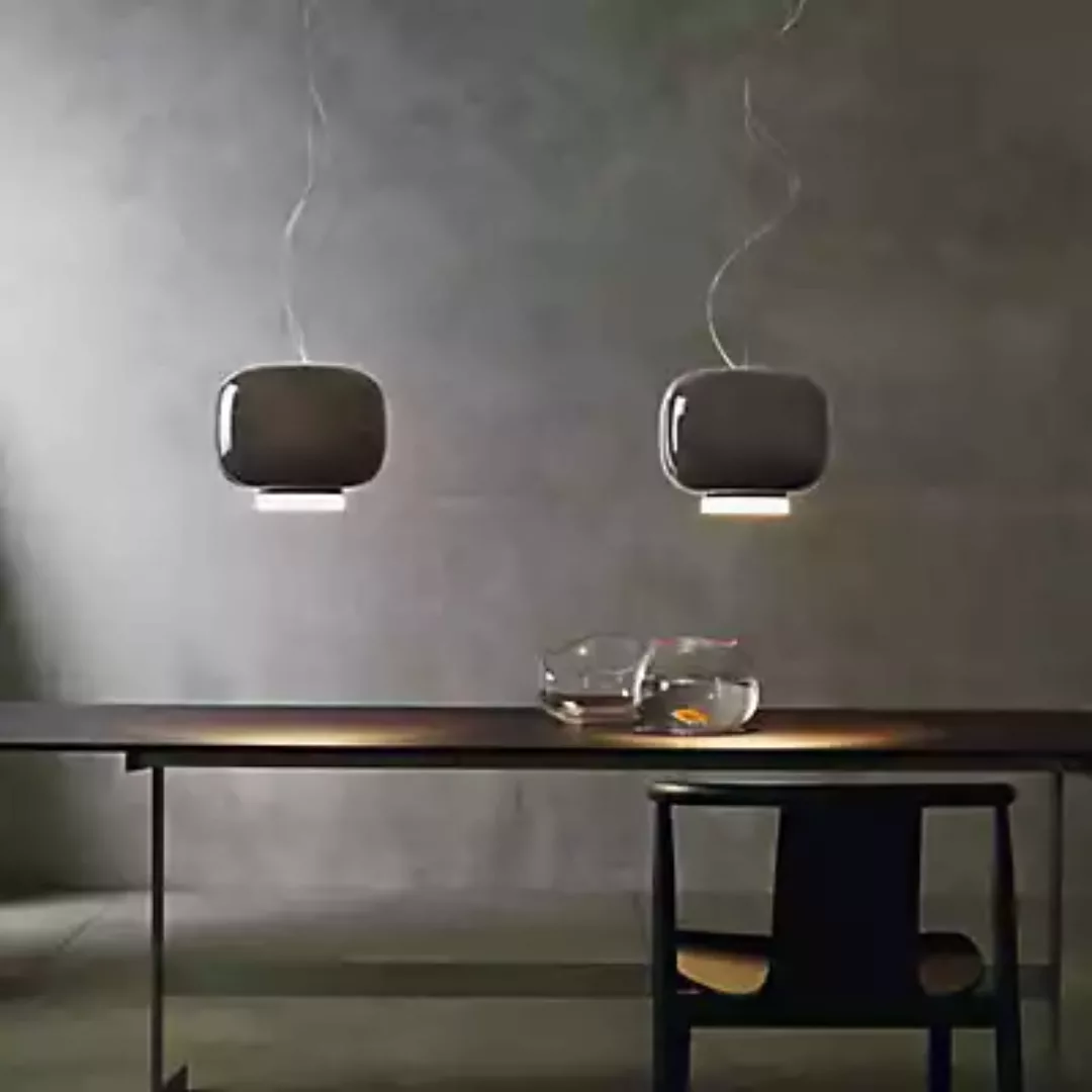 Foscarini Chouchin Pendelleuchte LED, 1 - weiß - schaltbar günstig online kaufen