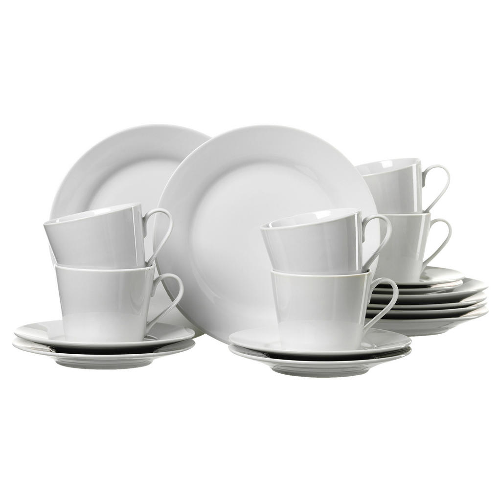 Ritzenhoff & Breker Kaffeeservice Bianco weiß Porzellan 18 tlg. günstig online kaufen