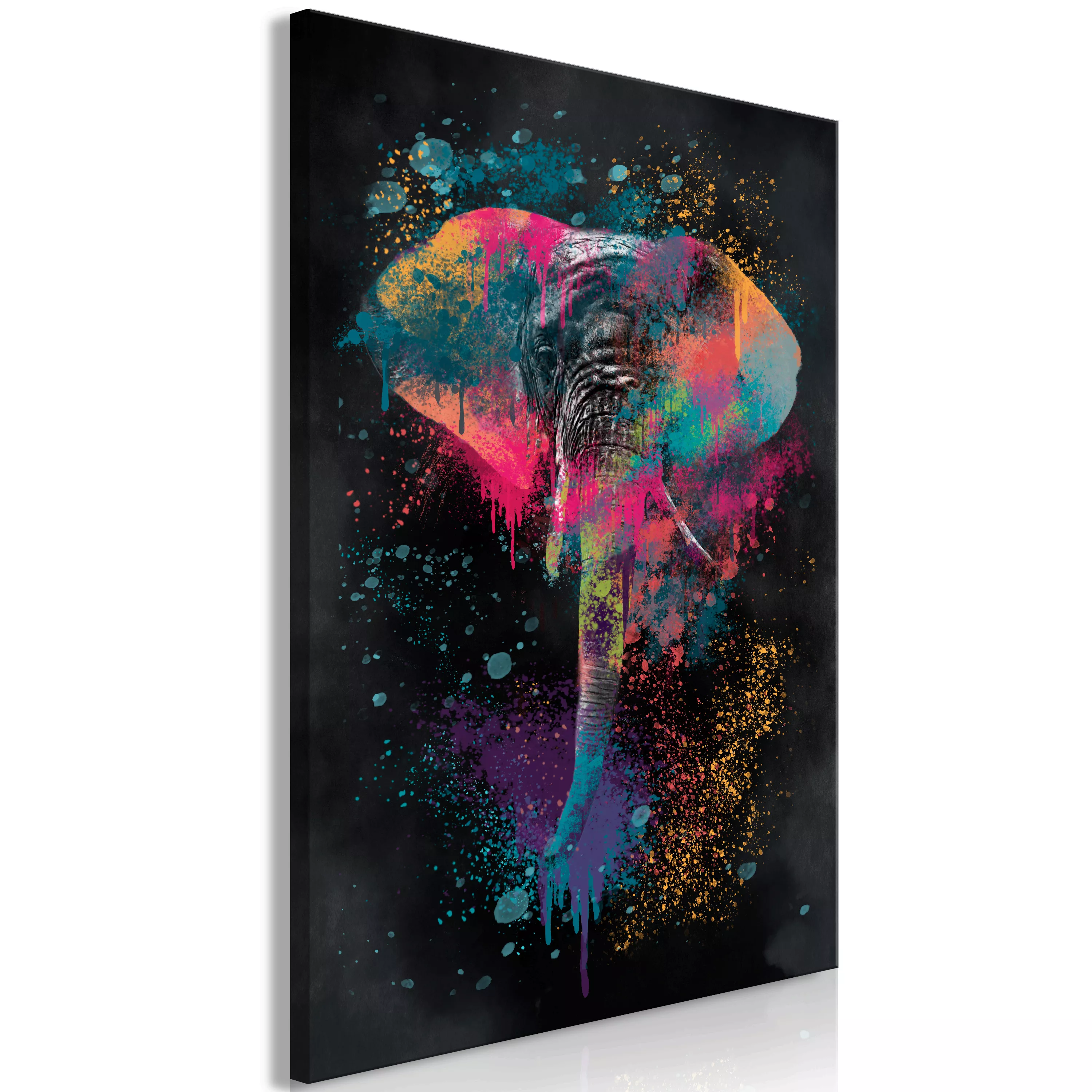 Wandbild - Colourful Safari (1 Part) Vertical günstig online kaufen