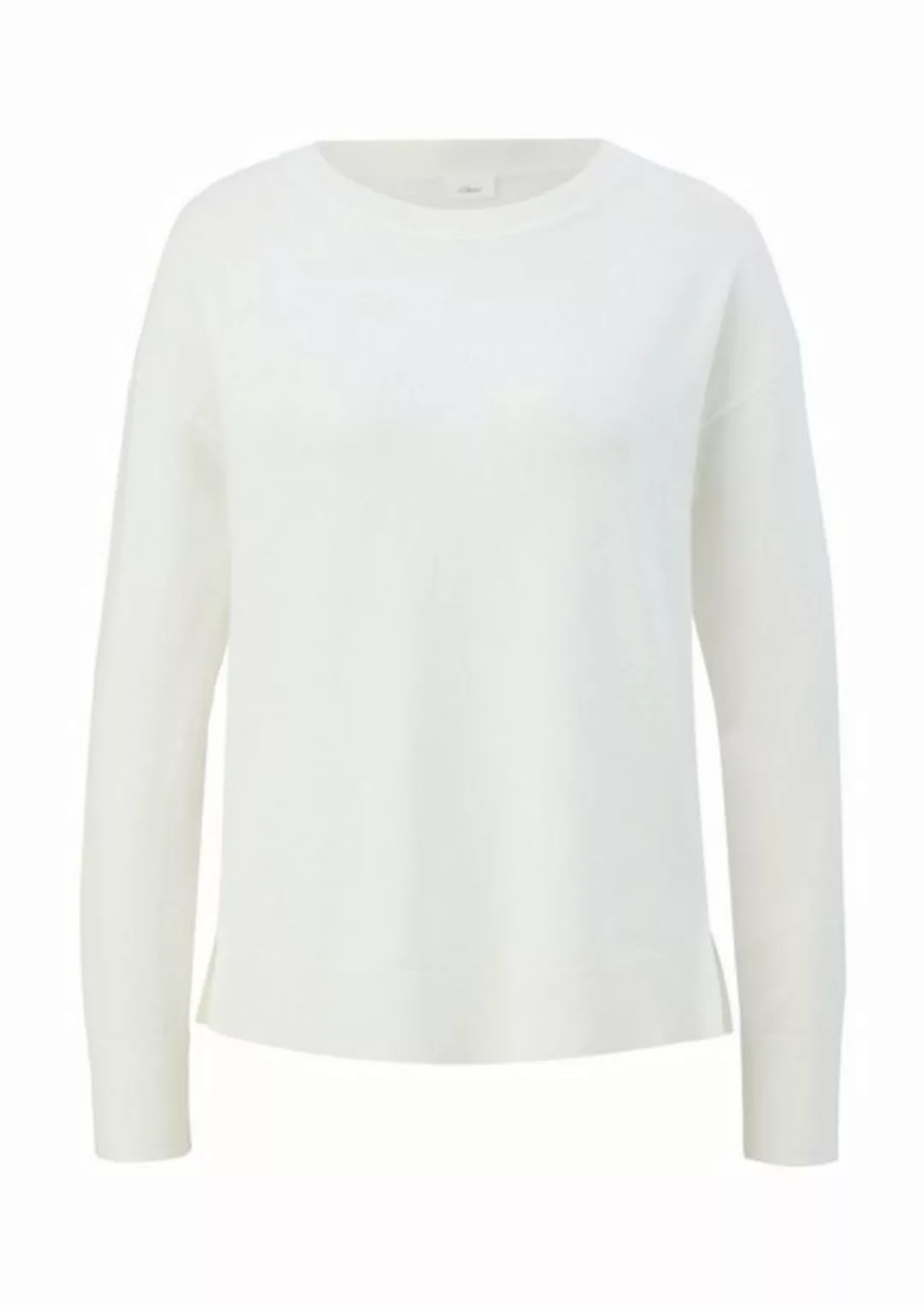 s.Oliver BLACK LABEL Longpullover, mit Drop-Shoulder Look günstig online kaufen