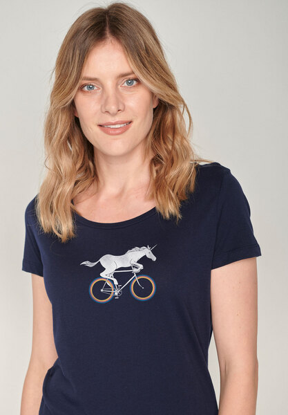 Bike Unicorn Loves - T-shirt Für Damen günstig online kaufen