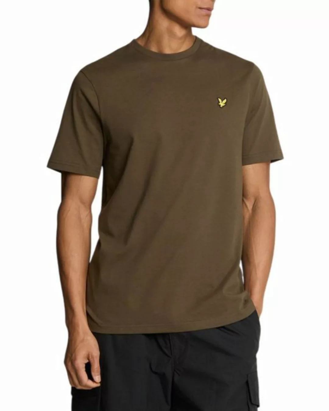 Lyle & Scott T-Shirt Aus 100% Baumwolle Gerader Schnitt günstig online kaufen