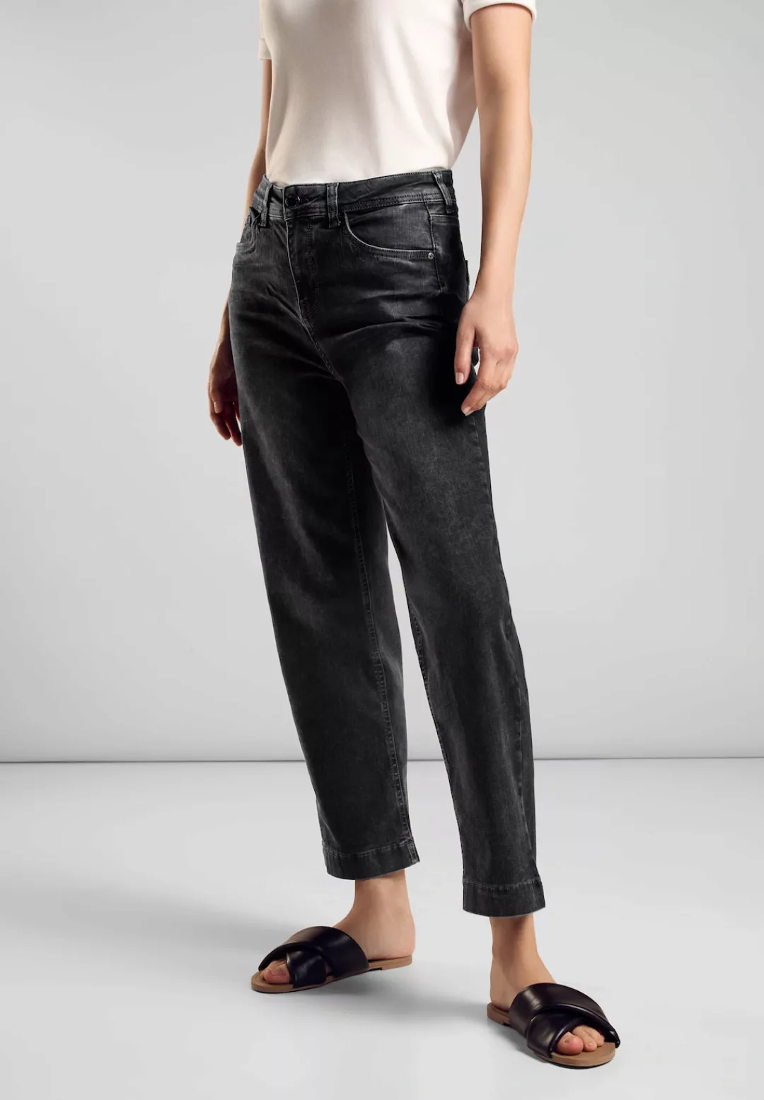 STREET ONE Comfort-fit-Jeans, High Waist günstig online kaufen