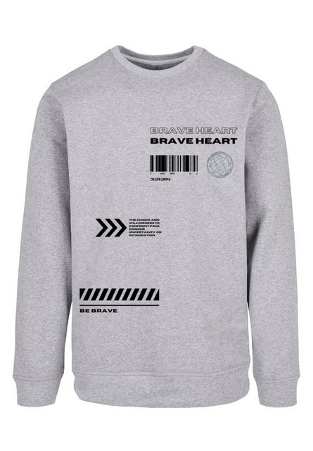 F4NT4STIC Kapuzenpullover Brave Heart CREWNECK Print günstig online kaufen