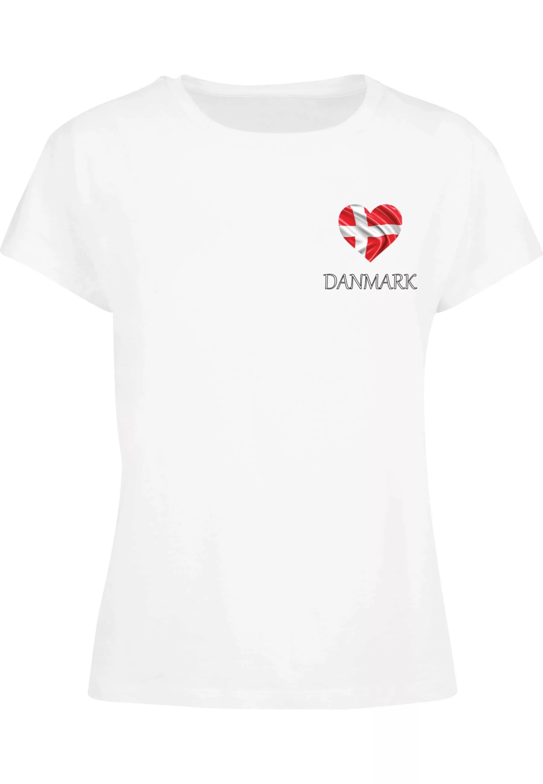 Merchcode T-Shirt "Merchcode Ladies Merchcode Football - Denmark T-shirt", günstig online kaufen