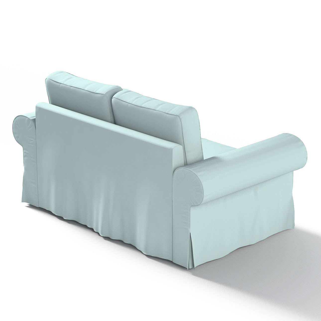 Bezug für Backabro 2-Sitzer Sofa ausklappbar, hellblau, Bezug für Backabro günstig online kaufen