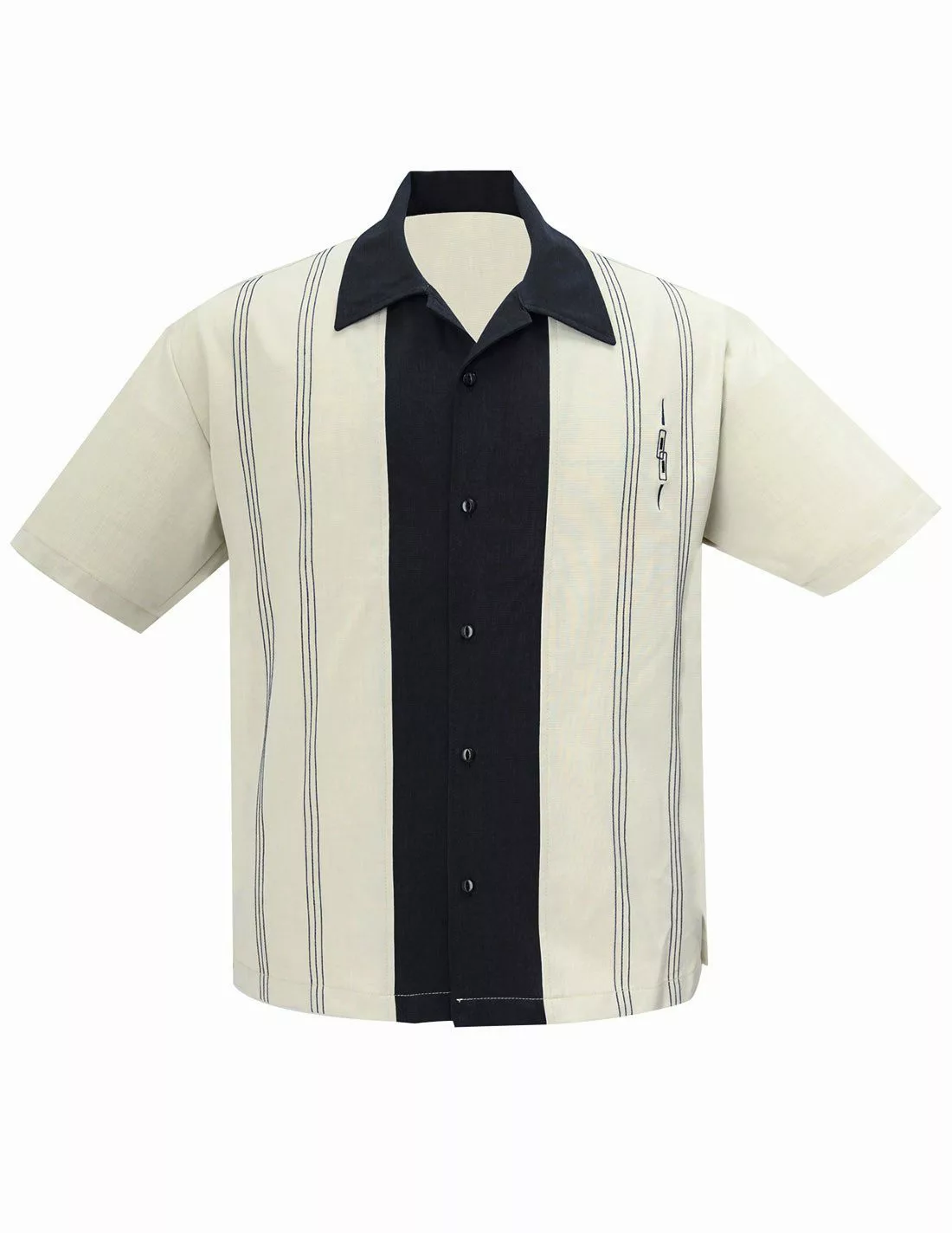 Steady Clothing Kurzarmhemd The Harper Black günstig online kaufen