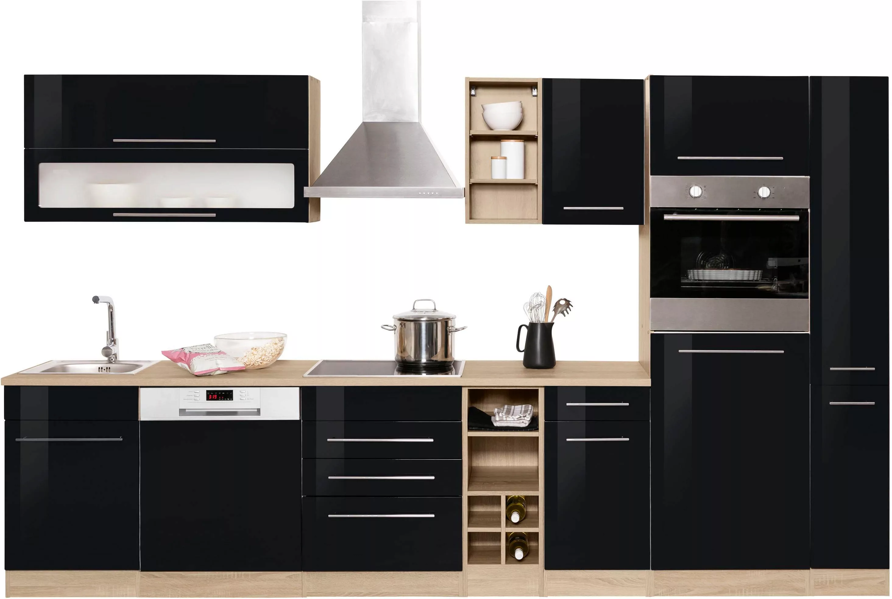 KOCHSTATION Küchenzeile "KS-Eton", ohne E-Geräte, Breite 330 cm günstig online kaufen