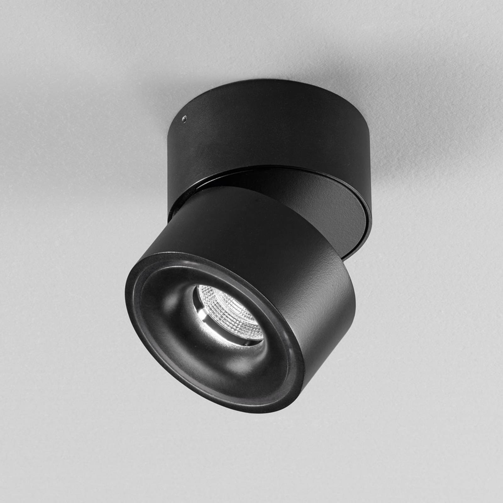 Egger Clippo LED-Deckenspot, schwarz, 3.000K günstig online kaufen