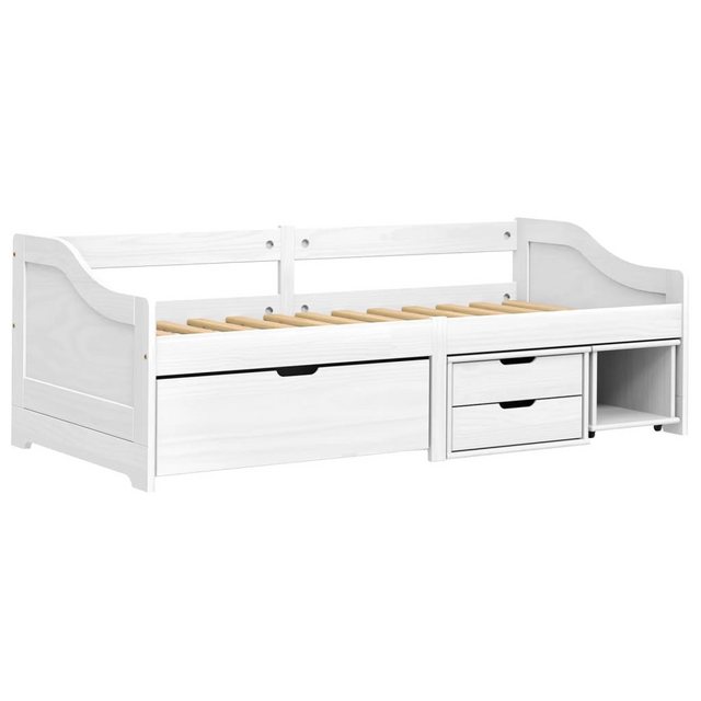 vidaXL Bett Tagesbett mit 3 Schubladen IRUN Weiß 90x200cm Massivholz Kiefer günstig online kaufen