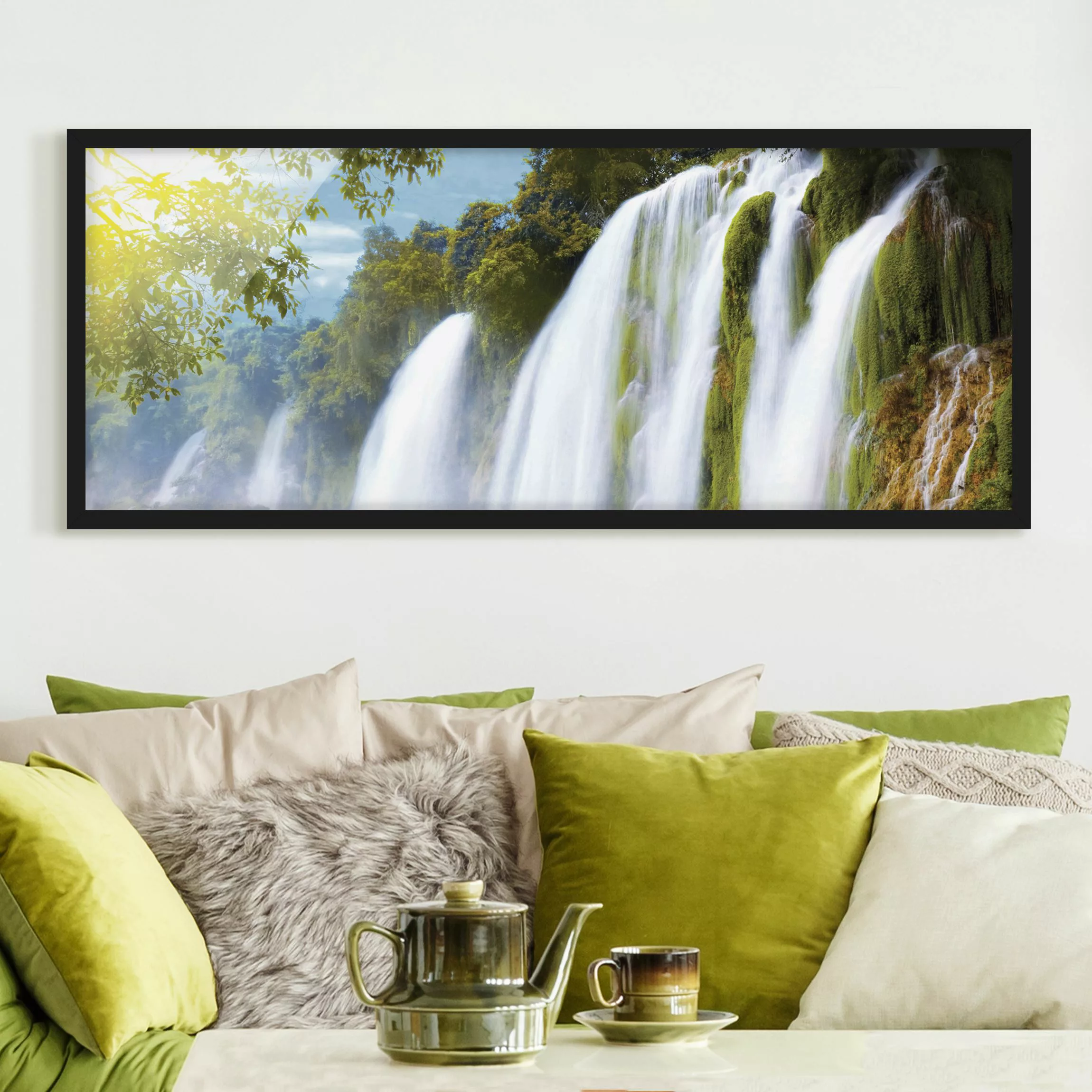 Bild mit Rahmen Natur & Landschaft - Panorama Amazon Waters günstig online kaufen