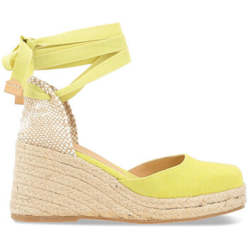 Castaner  Sandalen Espadrilles Castañer Tina aus lindgrünem Stoff günstig online kaufen