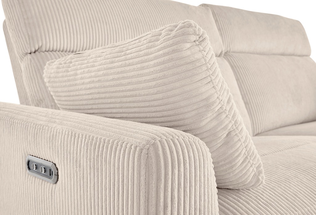 INOSIGN Ecksofa "JENNA, L-Form, 209cm, manuelle u. elektrische Funktion, mi günstig online kaufen