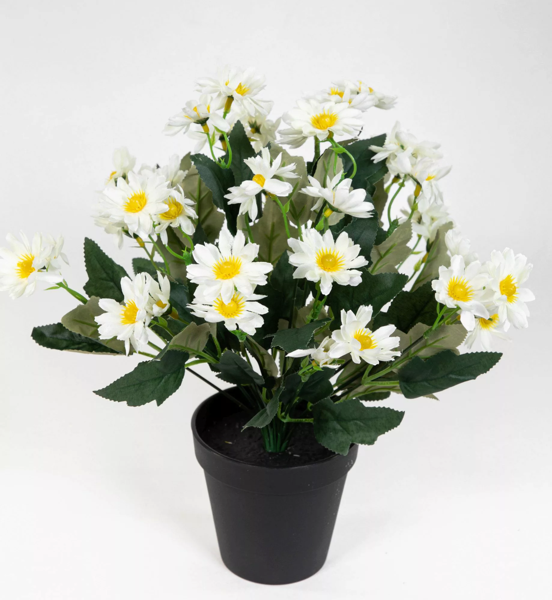 Kunstblume Margeritenbusch 32cm im Topf JA günstig online kaufen