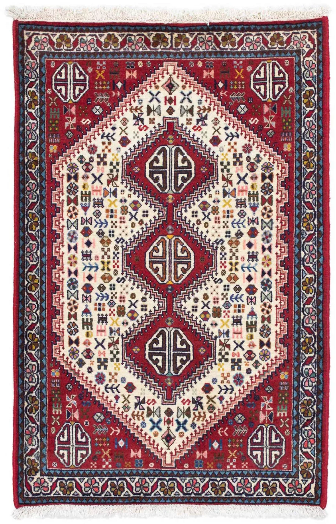 morgenland Wollteppich »Abadeh Medaillon 122 x 75 cm«, rechteckig, Handgekn günstig online kaufen