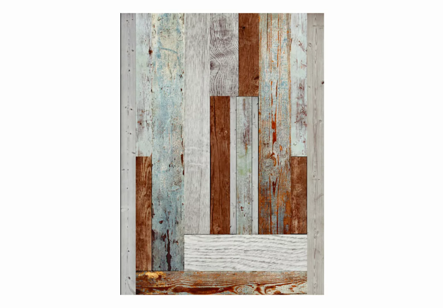 Fototapete - Labyrinth Of Wooden Planks günstig online kaufen