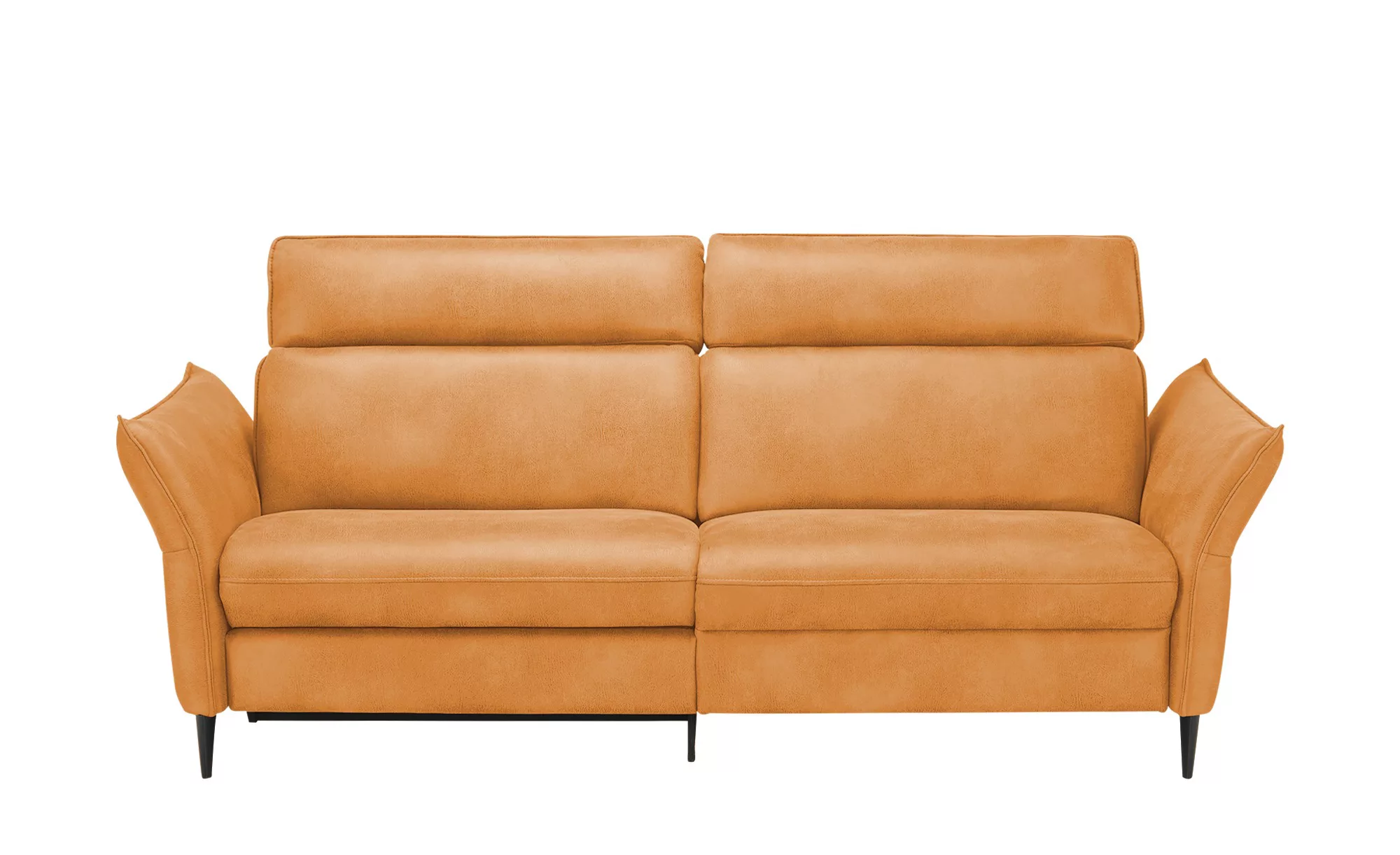 Hukla Sofa 3-sitzig  Solea ¦ gelb ¦ Maße (cm): B: 224 T: 95 Polstermöbel > günstig online kaufen