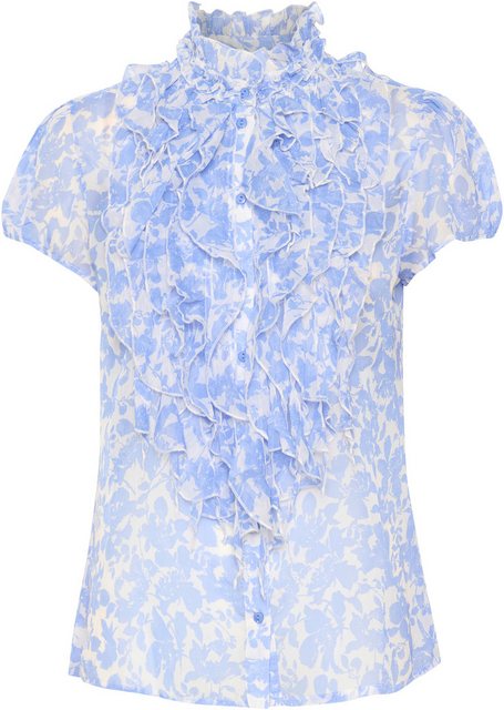 Saint Tropez Rüschenbluse LiljaSZ Crinkle SS Shirt günstig online kaufen