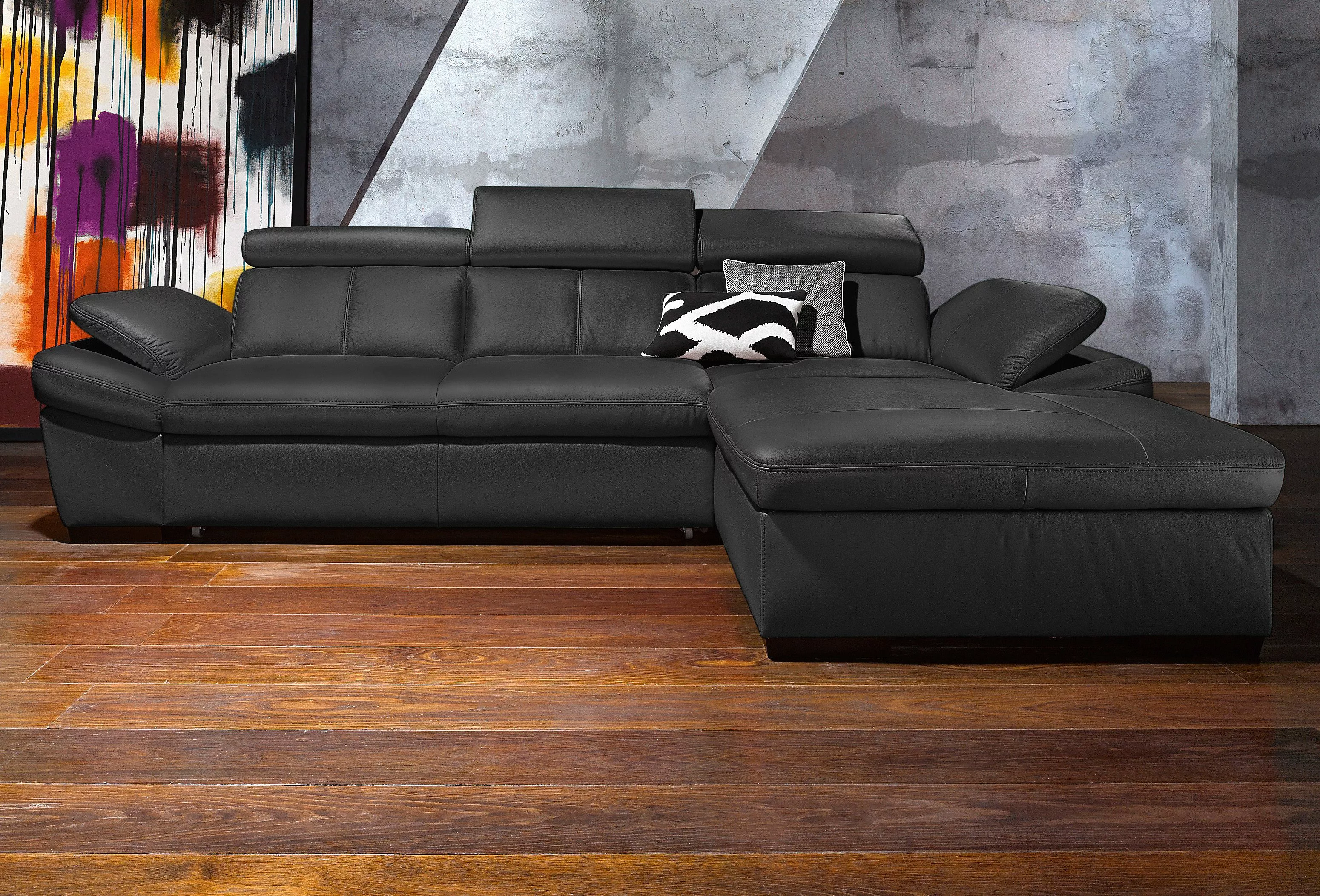 exxpo - sofa fashion Ecksofa "Salerno, klassisch modernes Funktionssofa, ho günstig online kaufen