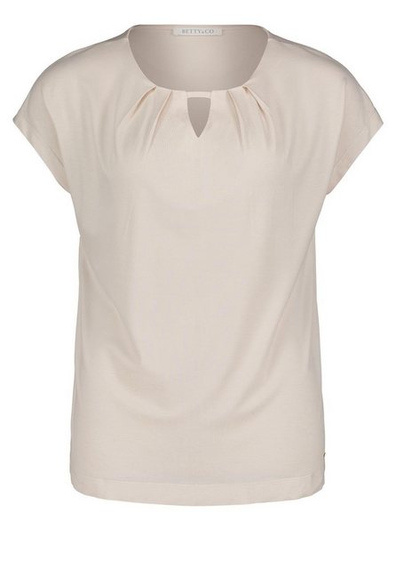 Betty&Co T-Shirt Shirt Kurz 1/2 Arm, White Sand günstig online kaufen