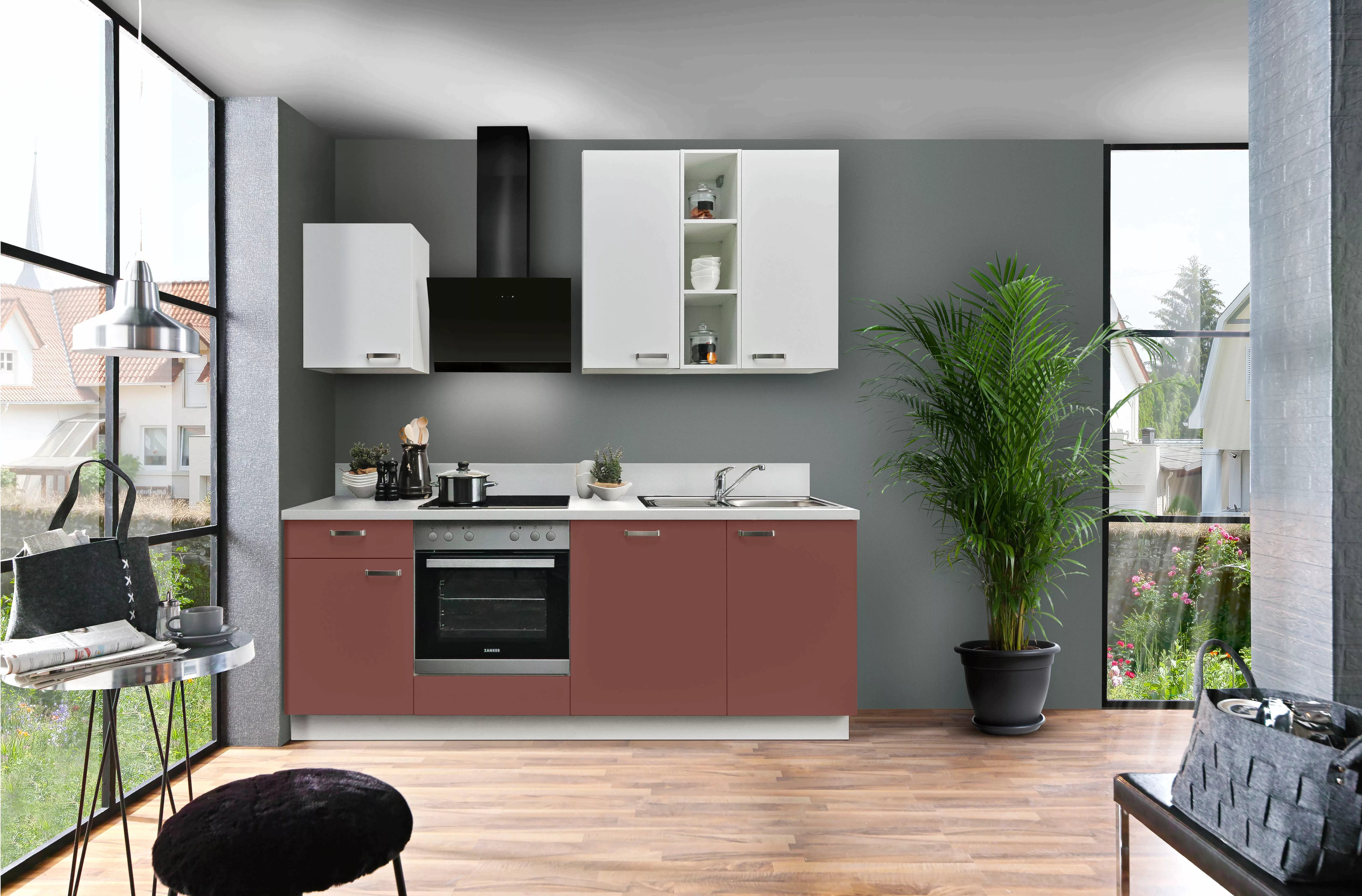 Express Küchen Küchenzeile "Bari", mit Soft-Close-Funktion und Vollauszug, günstig online kaufen