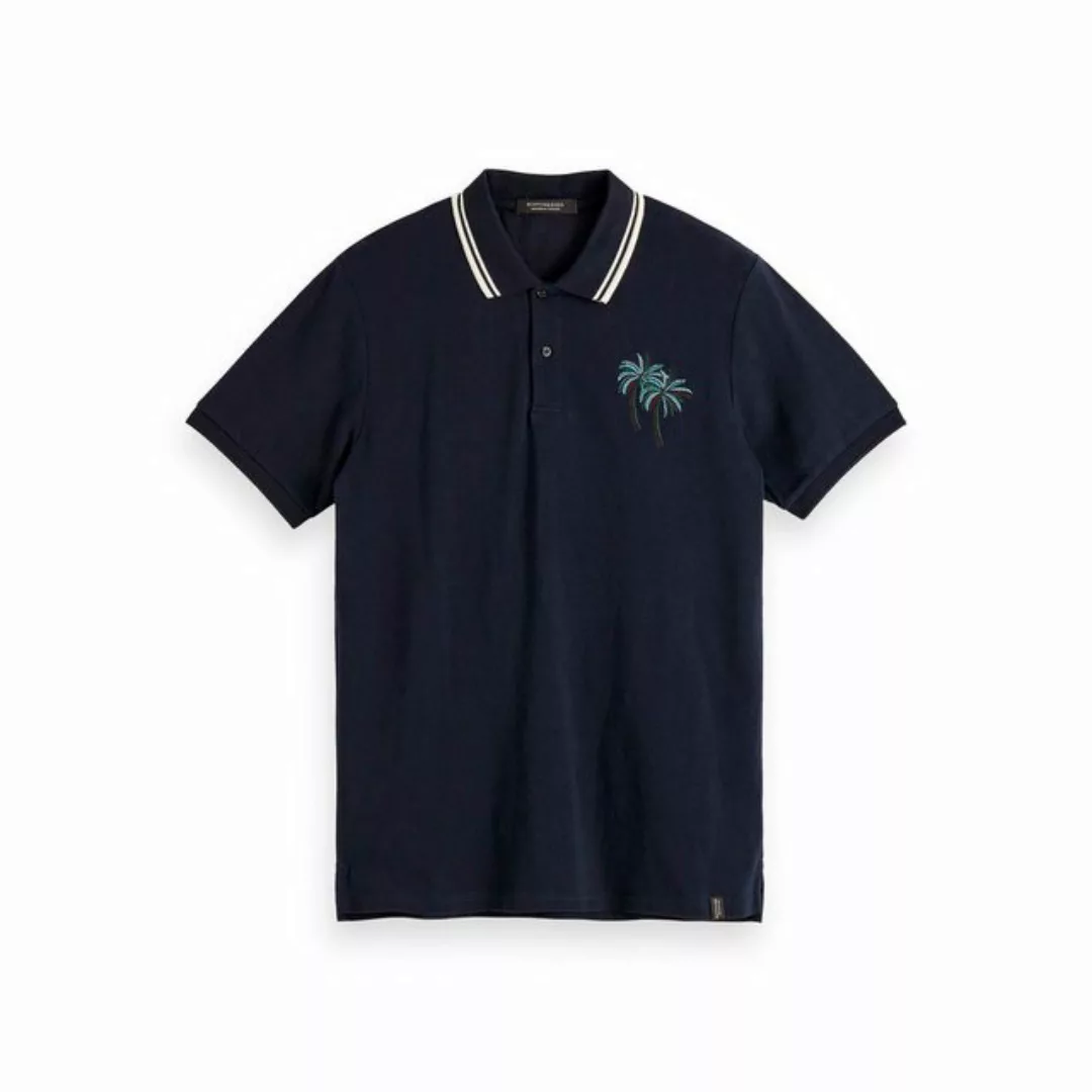 Scotch & Soda Poloshirt Scotch & Soda Herren Poloshirt Embroidered Pique Po günstig online kaufen